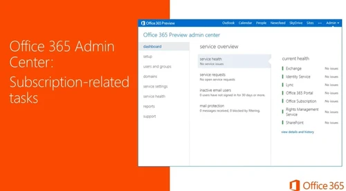 Microsoft online Exchange subscription